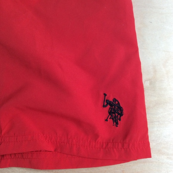 U.S. Polo Assn. Boys Swim Shorts Swim Trunks Size XL 14-16 Red Blue NWT - Picture 5 of 12